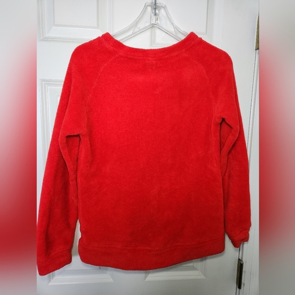 Rudolph Red Nosed Reindeer Christmas Long Sleeve Fleece Wms Size Small - Picture 7 of 7